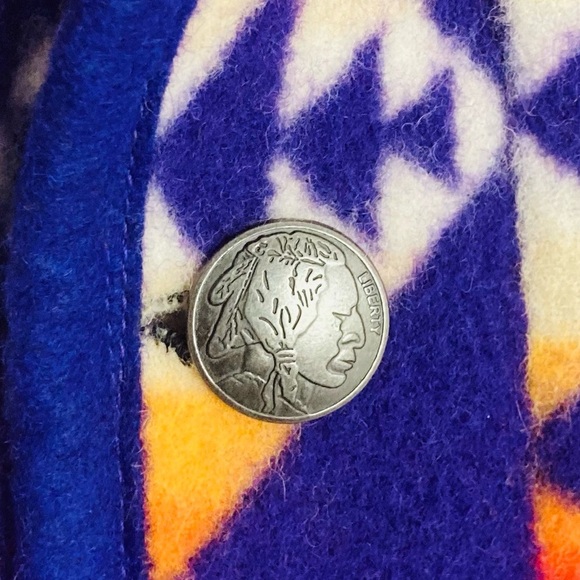 Justin Kraff Pendleton wool jacket in Chief Joseph southwestern motif. XS - Picture 3 of 8
